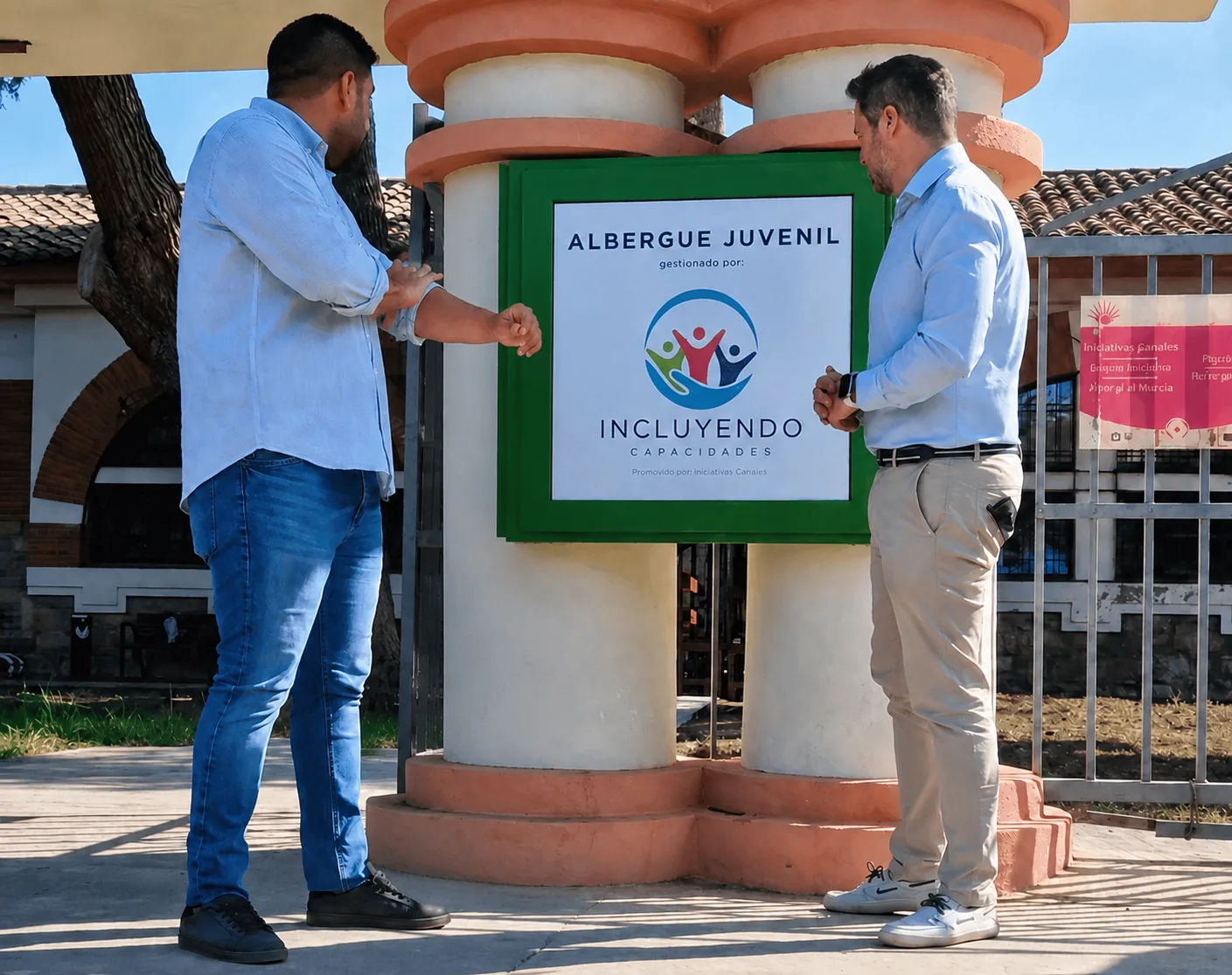Inauguración del albergue juvenil de Tudela